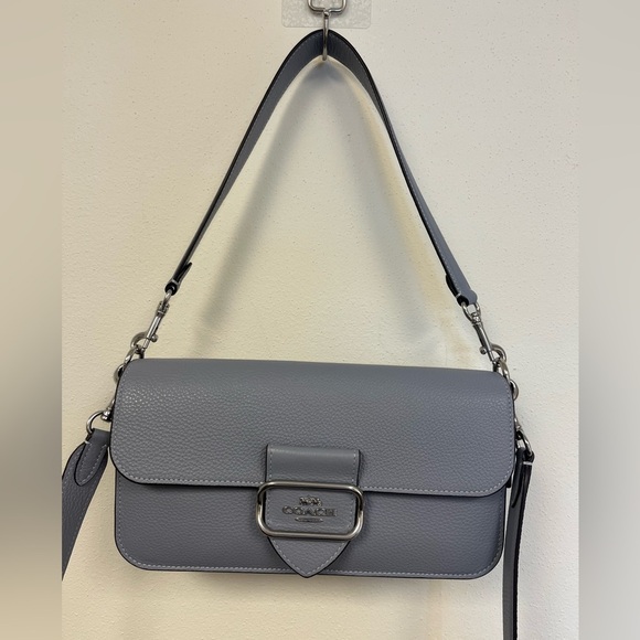 Coach Morgan Shoulder Bag and Matching Wallet in Blue Mist - Picture 3 of 17